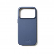Mujjo Leather Case for iPhone 17 Pro - Monaco Blue