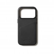 Mujjo Wallet Leather Case for iPhone 17 Pro - Black