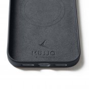 Mujjo Leather Case for iPhone 17 Pro Max - Basalt