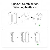 PLAUD NotePin clip og magnetisk nål - Solnedgangslilla