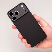 Süti Silicone PhoneBack för iPhone 18 Pro Max - Kolsvart