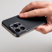 Süti silikon PhoneBack för iPhone 17 Pro Max - Kolsvart