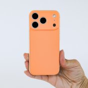Süti silikon PhoneBack för iPhone 17 Pro Max - Kosmisk orange