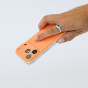 Süti silikon PhoneBack för iPhone 17 Pro Max - Kosmisk orange
