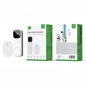 Woox smart videodørklokke + klokkespil - Hvid