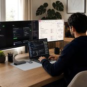 ExtendView USB4-kaksois-HDMI-monitoimisovitin - Avaruusmusta