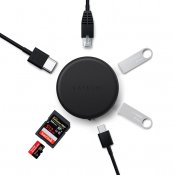 Satechi OntheGo™ 7-i-1 Multiport Adapter - Space Black