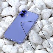 Just Mobile xkin iPhone 16 Plus -puhelimelle - Kirkas