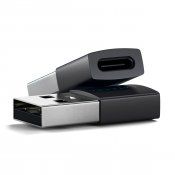 Satechi USB-A till USB-C-adapter X2 - Rymdsvart