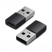 Satechi USB-A till USB-C-adapter X2 - Rymdsvart