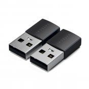 Satechi USB-A till USB-C-adapter X2 - Rymdsvart
