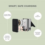 Satechi OntheGo™ Qi2 5K Magnetic Power Bank with Stand - Black