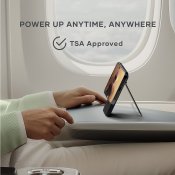 Satechi OntheGo™ Qi2 5K Magnetic Power Bank with Stand - Black