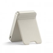 Satechi OntheGo™ Qi2 10K magnetisk strømbank med stativ - Sand
