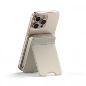 Satechi OntheGo™ Qi2 10K magnetisk strømbank med stativ - Sand