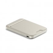 Satechi OntheGo™ Qi2 5K magneettinen virtalähde jalustan kanssa - Hiekka