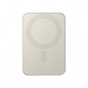 Satechi OntheGo™ Qi2 5K magneettinen virtalähde jalustan kanssa - Hiekka