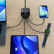 Satechi ChargeView 140W 4-ports USB-C-desktoplader - Stellarsvart