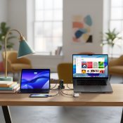 Satechi ChargeView 140W 4-ports USB-C-desktoplader - Stellarsvart