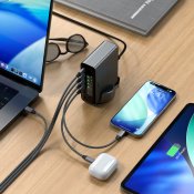 Satechi ChargeView 240 W Desktop-laddare - Rymdsvart