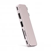 Satechi USB-C Snap Hub för MacBook Neo - Rouge