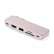 Satechi USB-C Snap Hub för MacBook Neo - Rouge