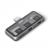 Satechi mobile XR Hub med microSD - Space grey