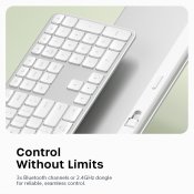 Satechi EX3 Slim trådlöst tangentbord med amerikansk engelsk layout - Silver