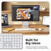 Satechi EX3 Slim trådlöst tangentbord med amerikansk engelsk layout - Silver