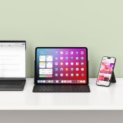 Satechi OntheGo™ Tastatur med stativ Nordisk layout Bluetooth - Sort