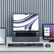 Satechi SM3 slim mekaniskt bakgrundsbelyst Bluetooth-tangentbord US layout - Mörk