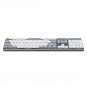 Satechi SM3 Slim mekanisk bagbelyst Bluetooth-tastatur med US-engelsk layout - Lysegrå