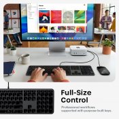 Satechi LX3 slim USB-C-tastatur - US layout - Stellarsvart