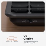Satechi LX3 slim USB-C-tastatur - US layout - Stellarsvart