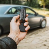 Satechi FindAll™ Nøglering i vegansk læder med Find My med Find My Apple  - Sort