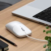 Satechi Slim LX Wired Mouse - Silver