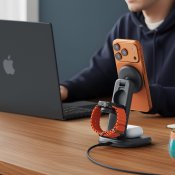 Satechi 3-i-1 hopfällbart Qi2 trådlöst laddställ - Svart