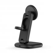 Satechi 3-i-1 hopfällbart Qi2 trådlöst laddställ - Svart