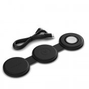 Satechi OntheGo™ 3-in-1 Wireless Charger - Black