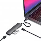Satechi Slim USB-C MultiPort Adapter - Space gray