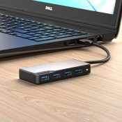 ALOGIC USB-A Fusion SWIFT 4-port Hub – Space Grey