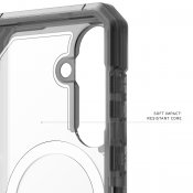 UAG Trooper-skal med magnet för Samsung Galaxy S26 - Klar/Askgrå