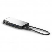 ALOGIC USB-C Fusion MAX 6-i-1-hubb V2 HDMI, USB, Ethernet och PD – Rymdgrå