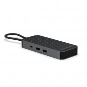 ExtendView USB4 dubbel HDMI-multiportsadapter - Rymdsvart