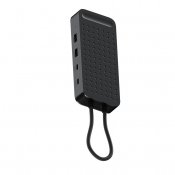 ExtendView USB4-kaksois-HDMI-monitoimisovitin - Avaruusmusta