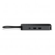 ExtendView USB4-kaksois-HDMI-monitoimisovitin - Avaruusmusta
