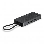 ExtendView USB4-kaksois-HDMI-monitoimisovitin - Avaruusmusta