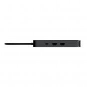 ExtendView USB4-kaksois-HDMI-monitoimisovitin - Avaruusmusta
