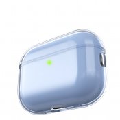 KeyBudz jelly Series gennemsigtigt etui til AirPods Pro 3. generation - Babyblå