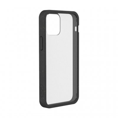 Pela Clear-etui for Phone 12 mini - Svart